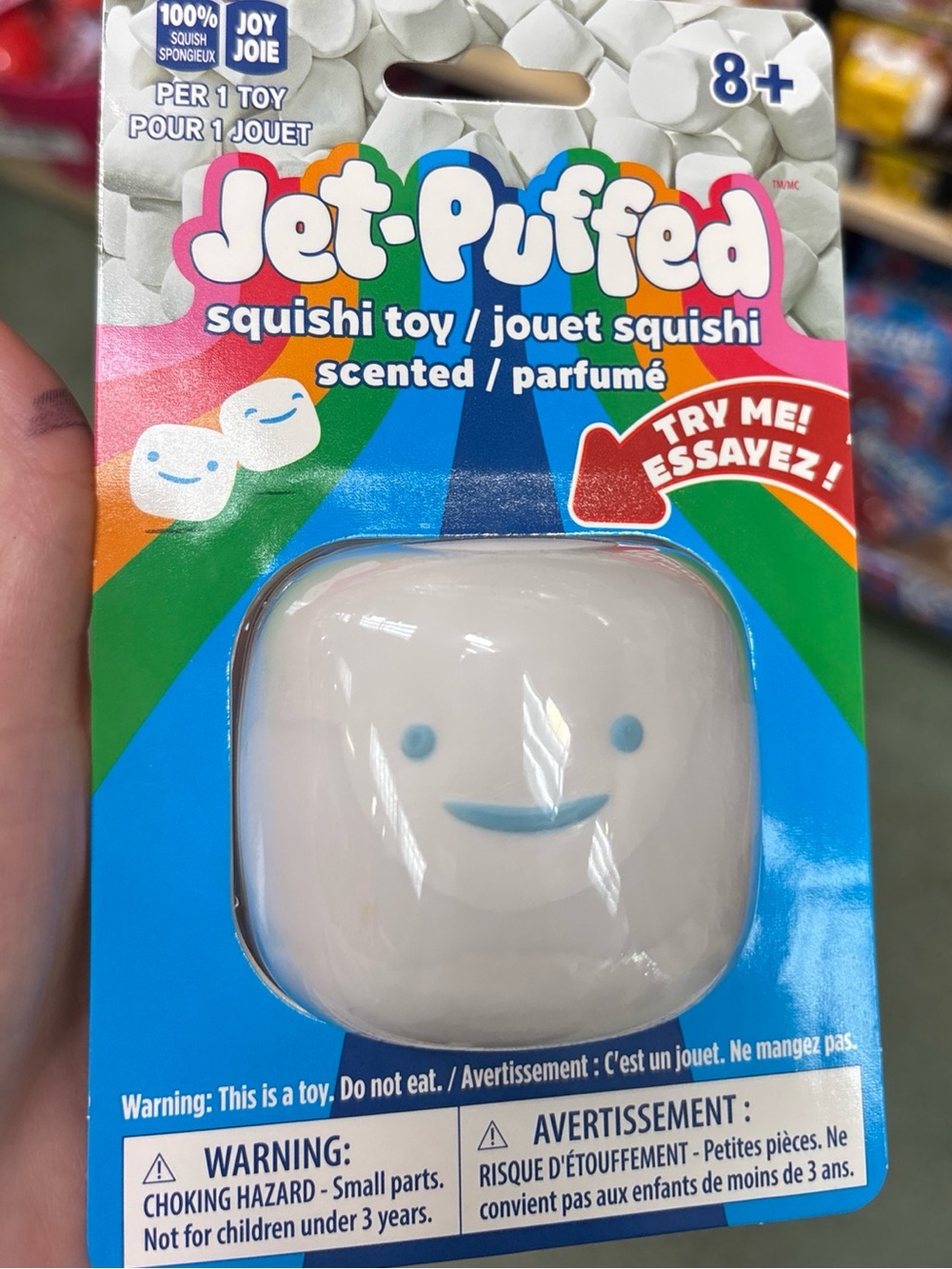 Jet-Puffed Scented Squishy Marshmallow White